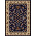 Radici Usa Inc Radici 1597-1451-NAVY Como Rectangular Navy Blue Traditional Italy Area Rug; 5 ft. 5 in. W x 7 ft. 7 in. H 1597/1451/NAVY